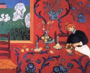Henri Matisse Red Harmony oil painting on canvas
